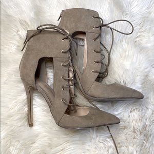 Strappy Ankle Heels